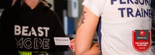 Custom Printed Membership Card being used in a hotel gym