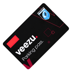 Custom Print Plastic Cards Veezu Parking Pass
