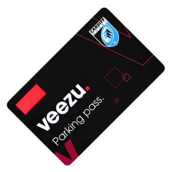 Custom Print Plastic Cards Veezu Parking Pass