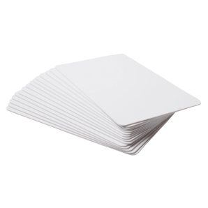Blank Evolis C4001 Food Grade Price Tag Cards White