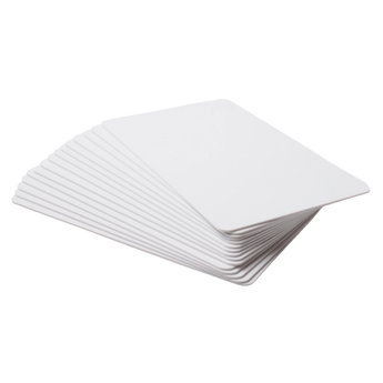 Blank Evolis C4001 Food Grade Price Tag Cards White