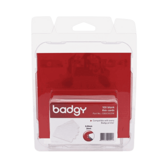 Evolis CBGC0020W Badgy Blank Cards