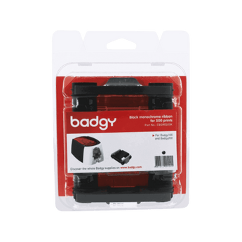 Evolis CBGR0500K Badgy Black Monochrome ID Card Printer Ribbon
