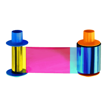 Colour ribbon for the HID Fargo HDP5000 ID card printer