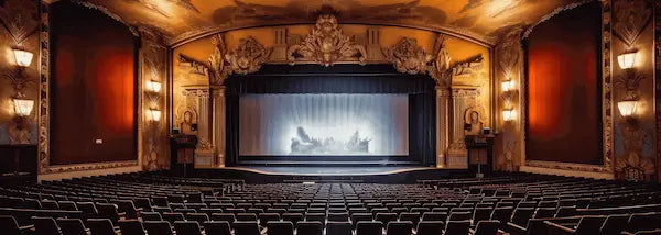 Empty theatre for the Hynt card fulfilment service