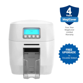 Magicard 600 Uno Single Sided ID Card Printer with 4 year warranty and free upgrade to double sided printer