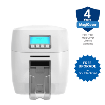 Magicard 600 Uno Single Sided ID Card Printer with 4 year warranty and free upgrade to double sided printer
