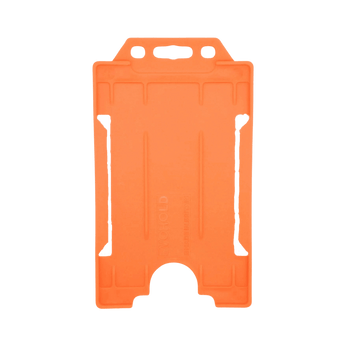 Orange Portrait ID Card Holder