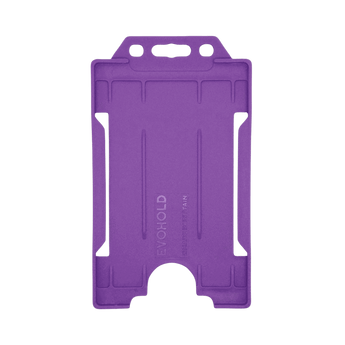 Purple Portrait ID Card Holder