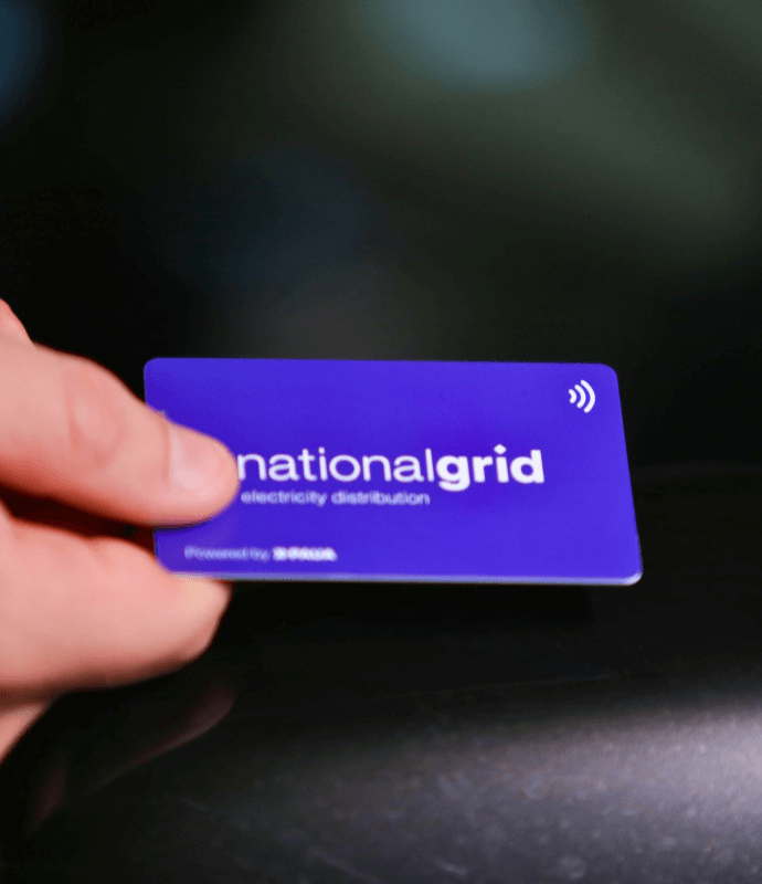 Custom Printed RFID Card for National Grid EV Charging