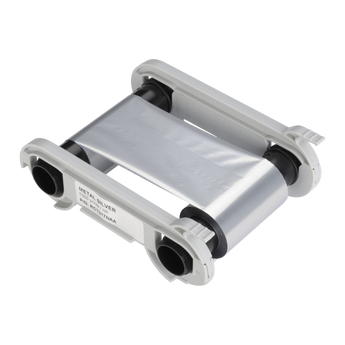 Metallic silver ribbon for the Evolis Primacy and Zenius ID card printers