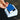 Blue RFID card being held against a card reader machine