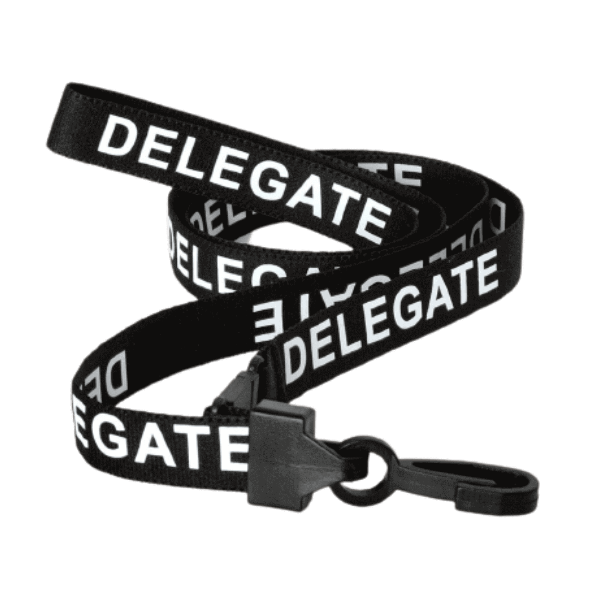 Recycled PET Delegate Lanyards, 25 Pack