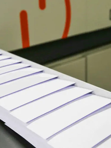 letters packed on a line showing card fulfilment services