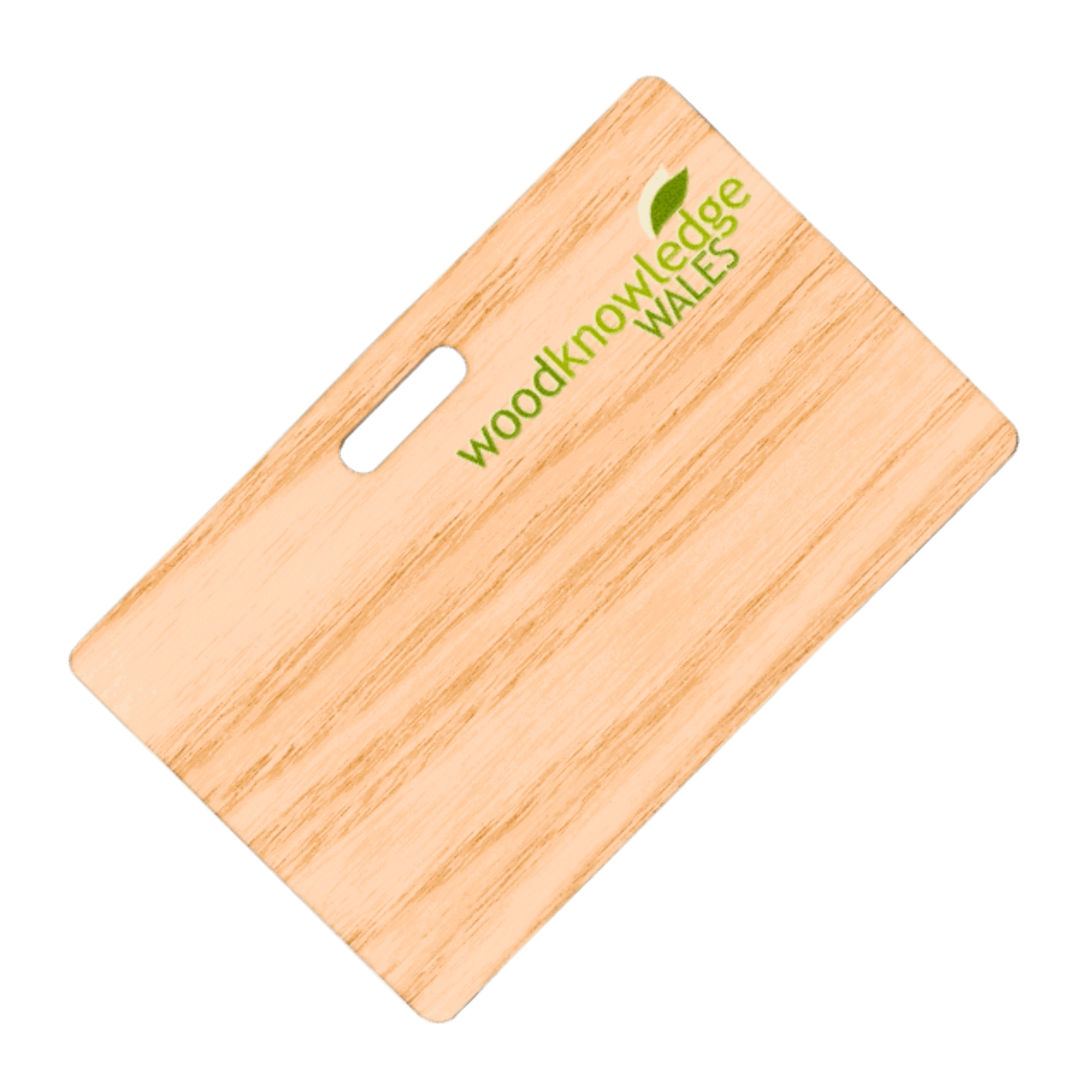 Custom Printed Wood Knowledge Wales Ash Wooden Event Pass