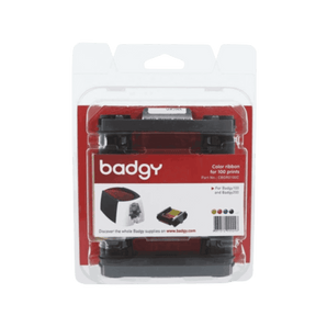 Evolis CBGR001C Badgy YMCKO ID Card Printer Ribbon