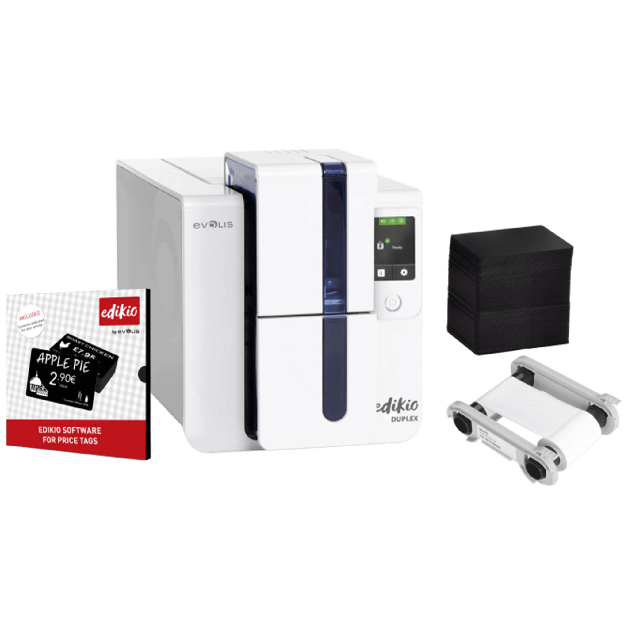 Ediko Machine Evolis Edikio Duplex Printer Bundle – The Card Network