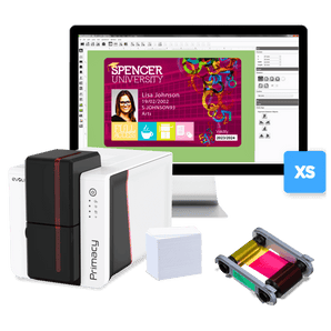 Evolis Primacy 2 ID Card Printer GO Pack Bundle