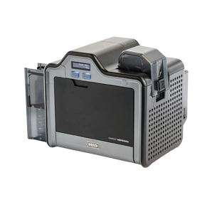 Fargo HDP5000e retransfer ID card printer single-sided side view