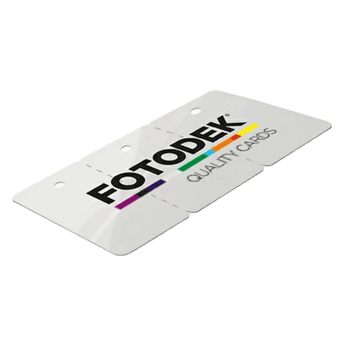 Blank Fotodek Premium Key Tags For ID Card Printers