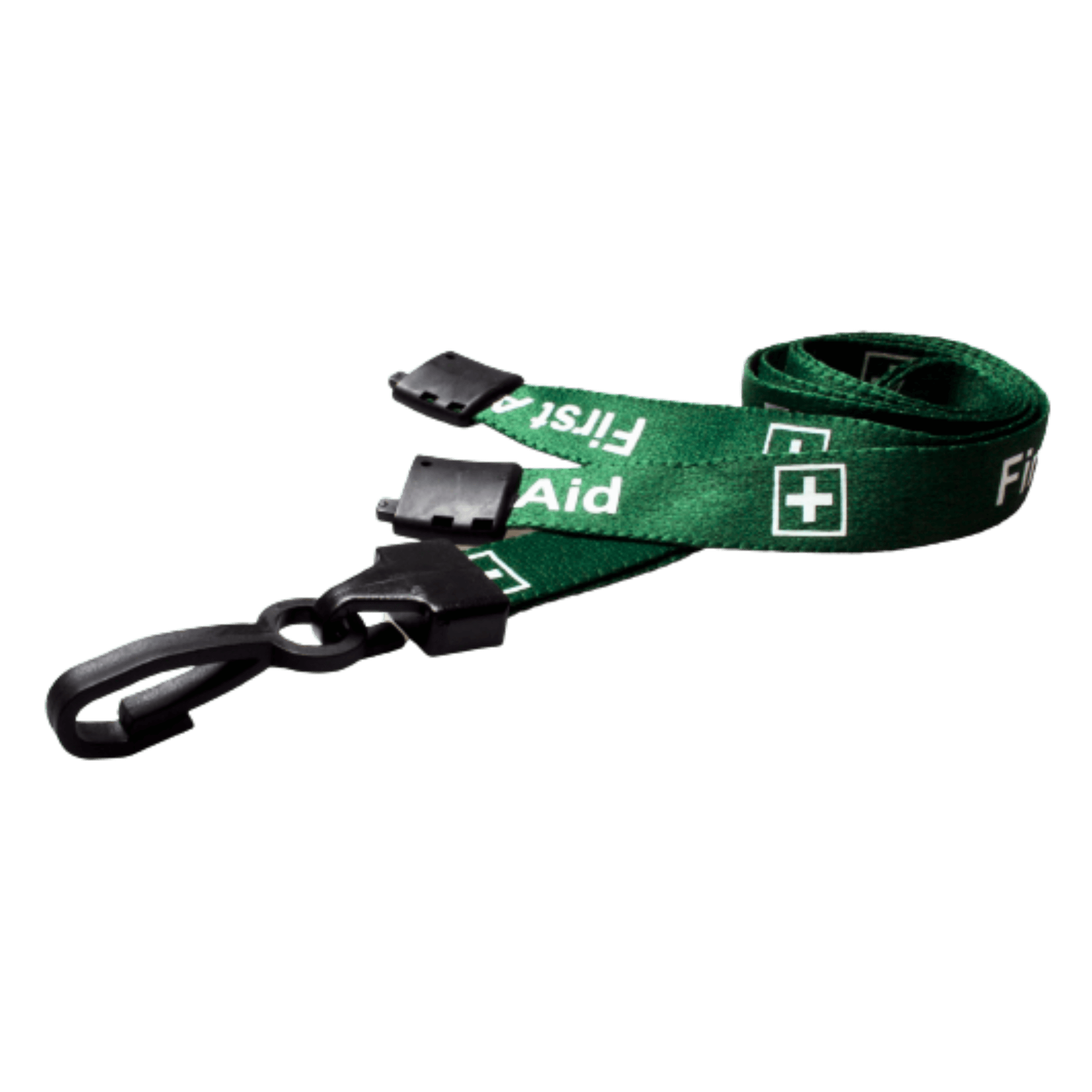 Recycled PET First Aid Lanyards, 25 Pack