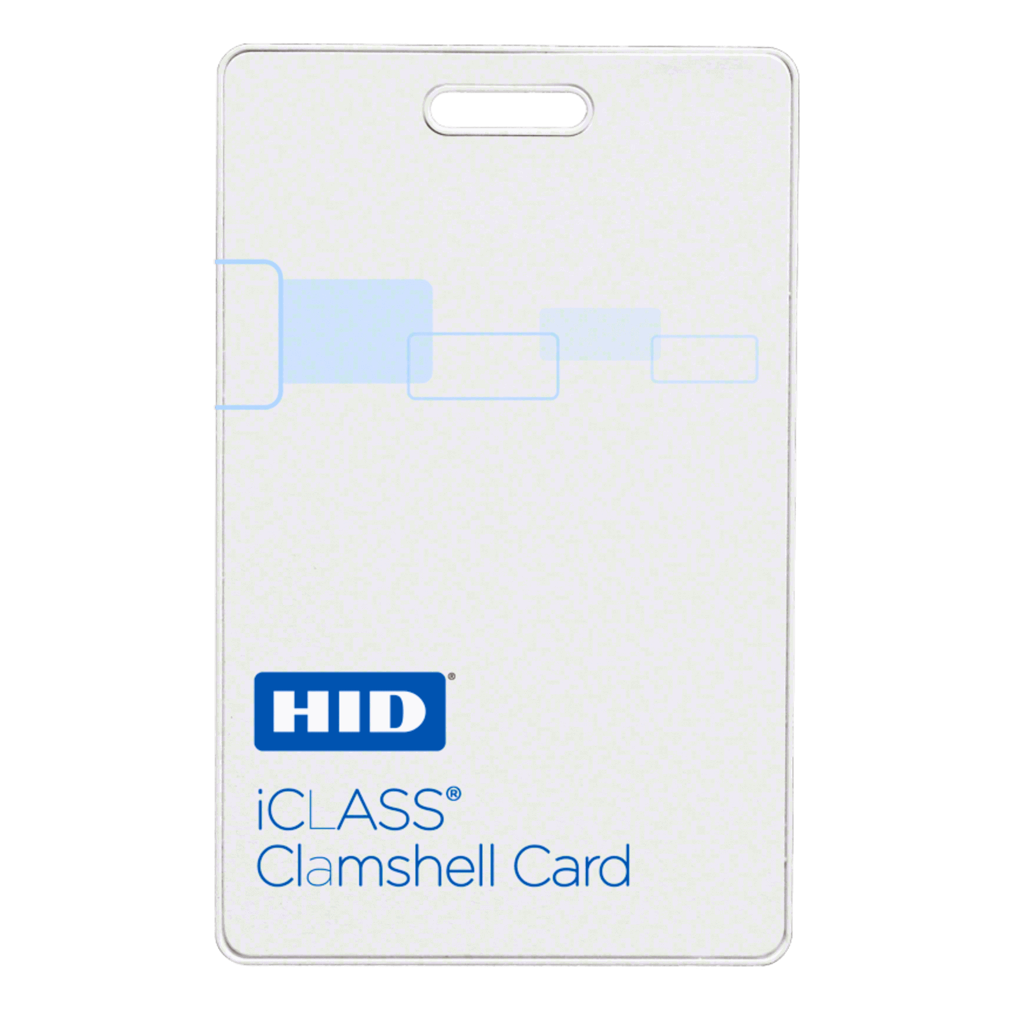 HID 2080 iCLASS® Proximity Clamshell Cards, 100 Pack