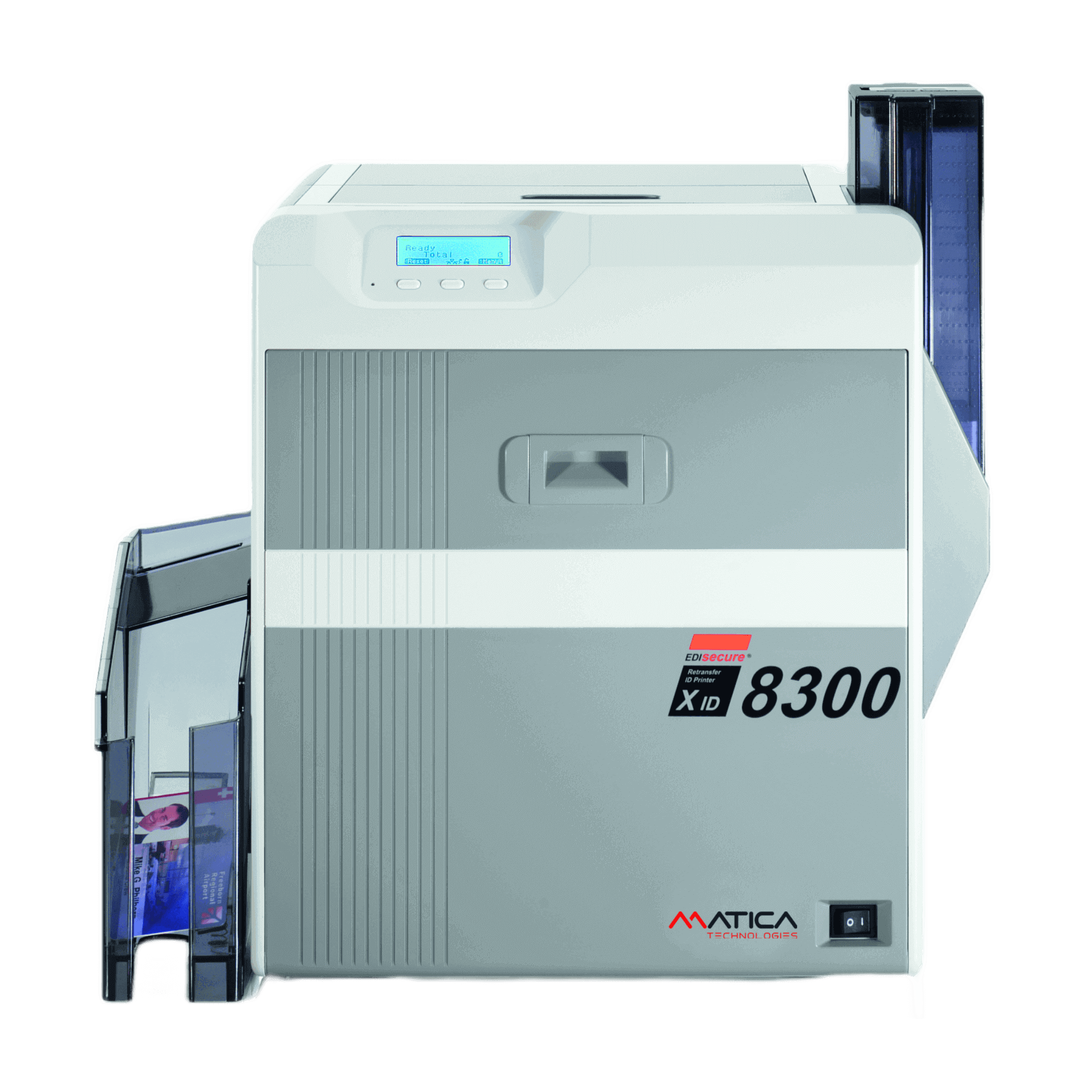 Matica XID8300 Retransfer ID Card Printer, Single Sided