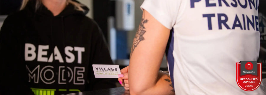 Custom Printed Membership Card being used in a hotel gym