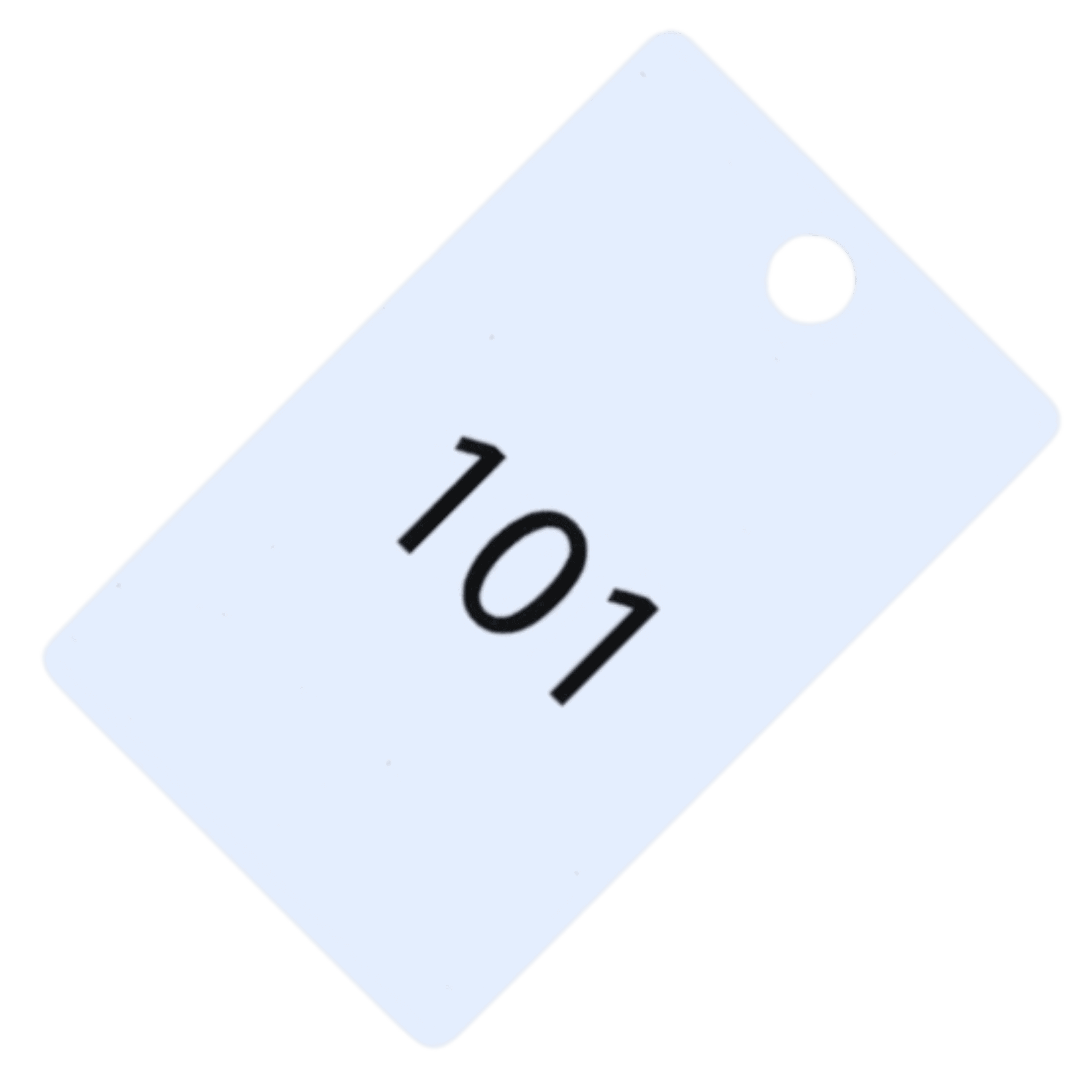 Number Tagets Plastic Number Tags, Pre-Printed, 100 Pairs – The Card Network