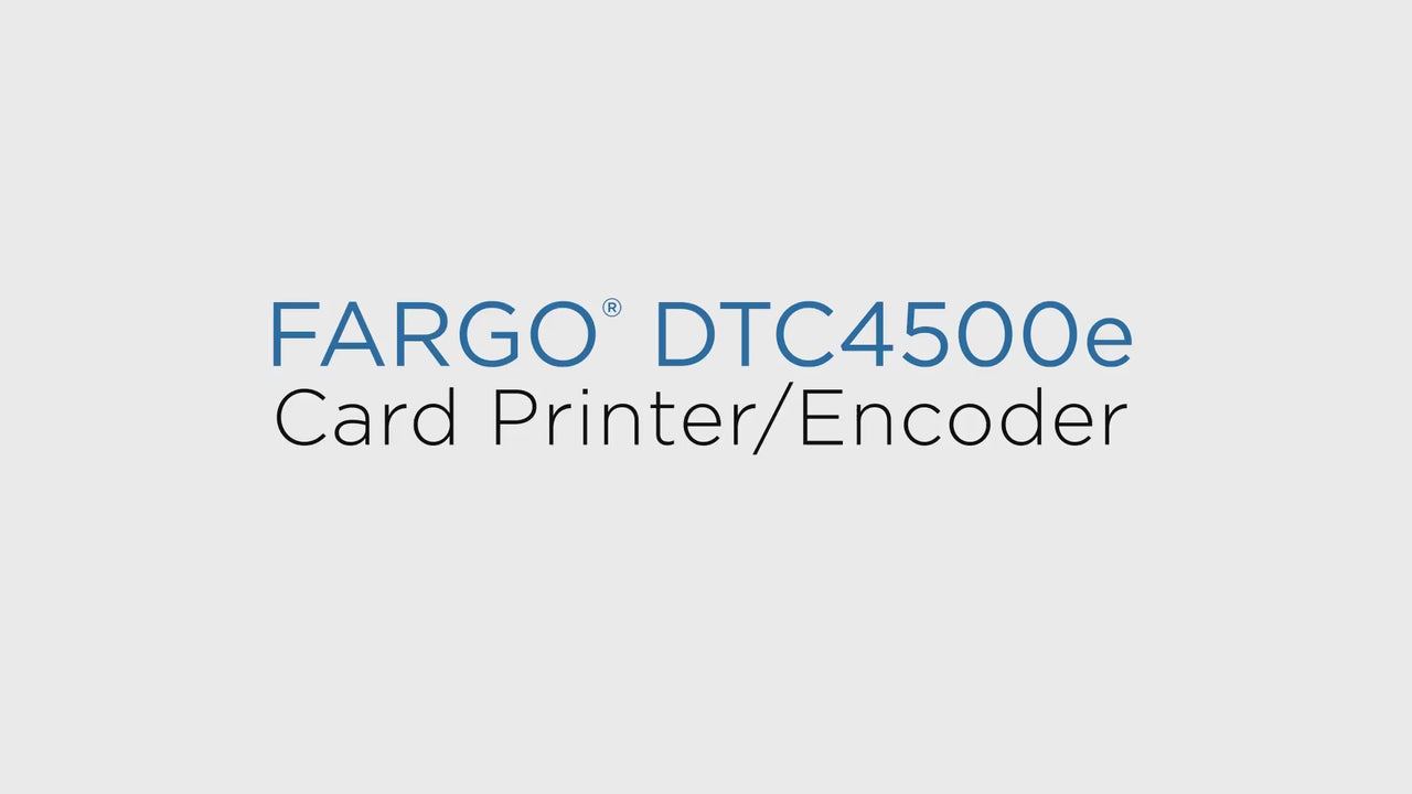 HID Fargo DTC4500e ID Card Printer Promotional Video