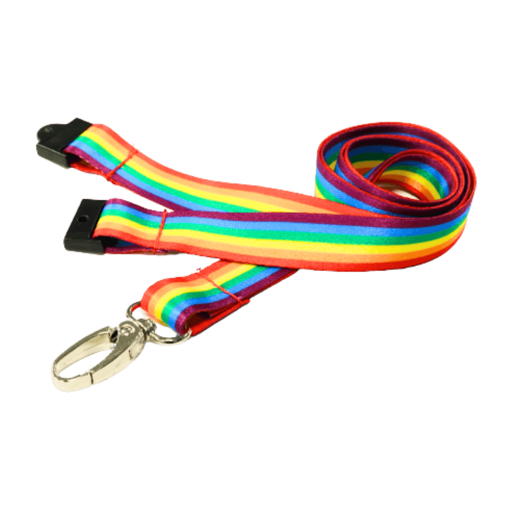 Rainbow Lanyards, 50 Pack