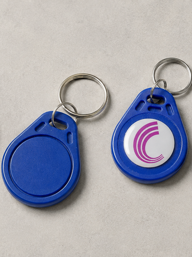 Collection of keyfobs with different technologies for access contol.