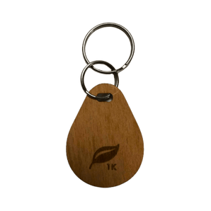 Wood 1K RFID Keyfobs, 25 Pack