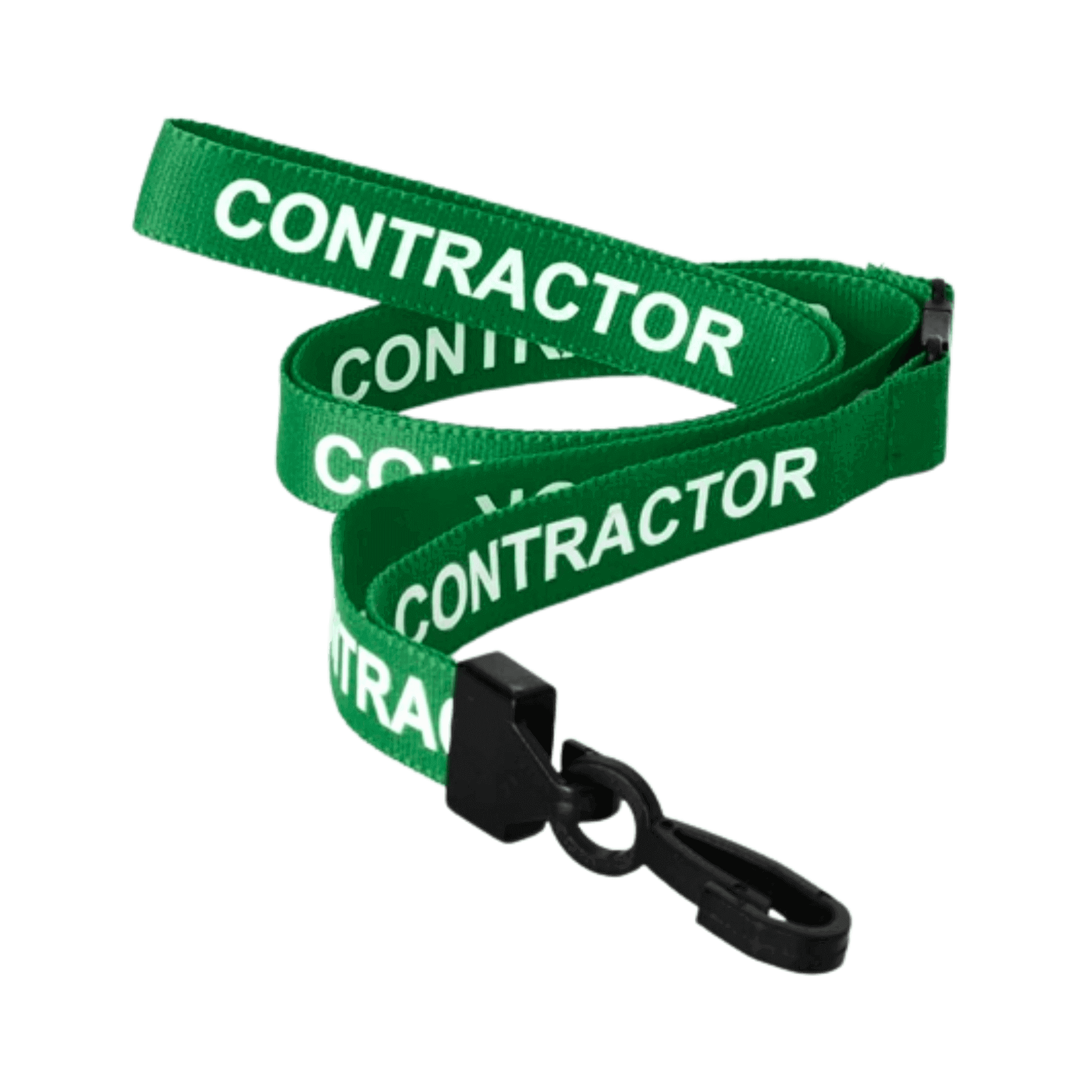 Recycled PET Contractor Lanyards, 25 Pack